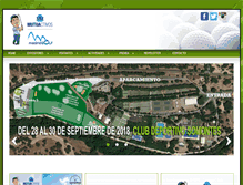 Tablet Screenshot of madridgolf.es
